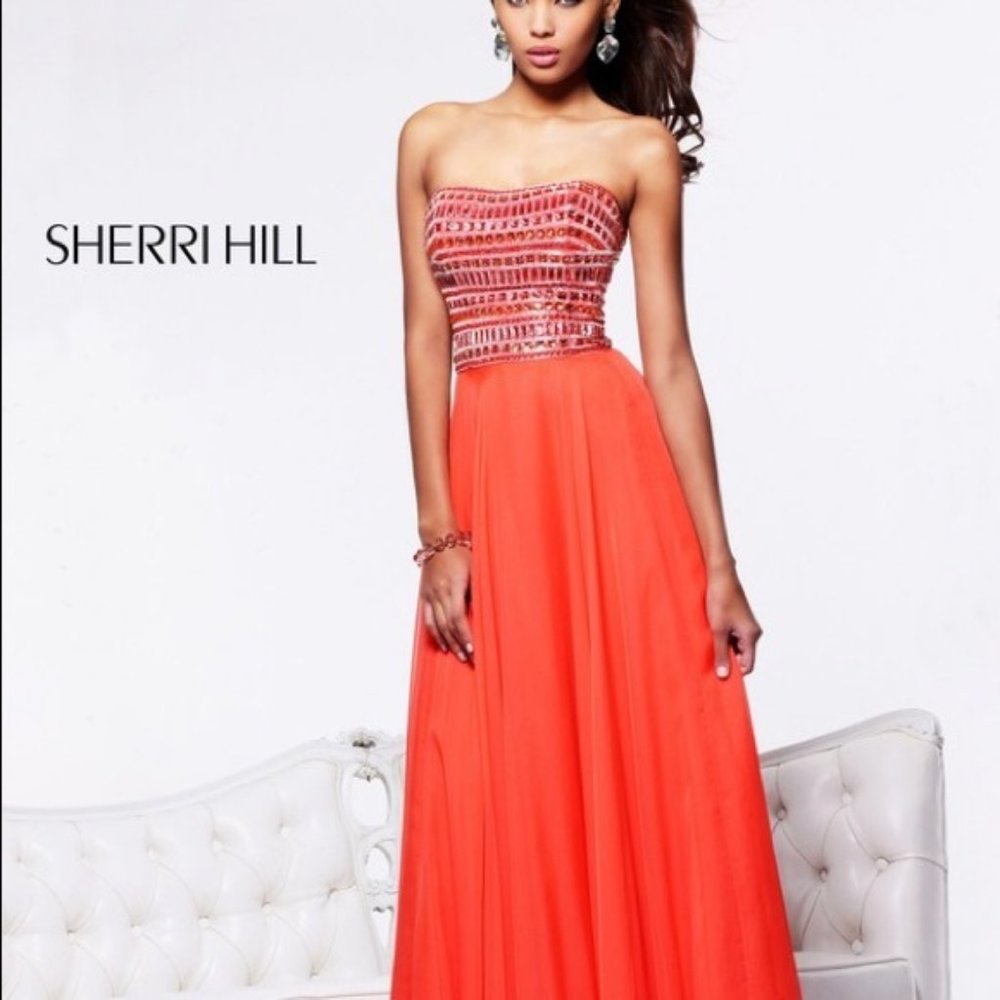 Sherri Hill Long sequined gown